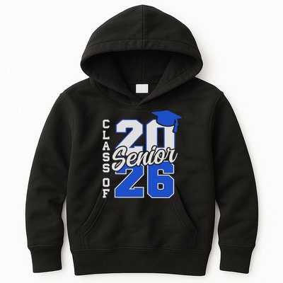 Class Of 2026 Senior 2026 Back To School 2025 Graduation Kids Hoodie