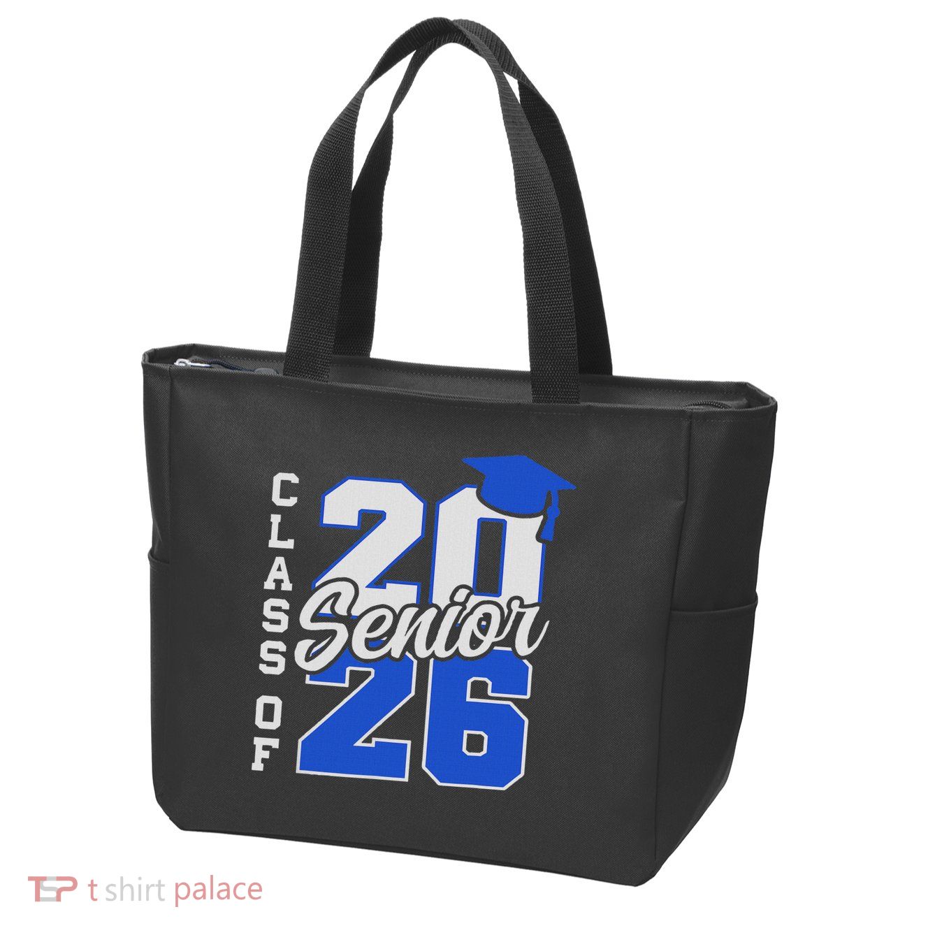 Class Of 2026 Senior 2026 Back To School 2025 Graduation Zip Tote Bag
