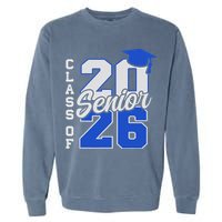 Class Of 2026 Senior 2026 Back To School 2025 Graduation Garment-Dyed Sweatshirt