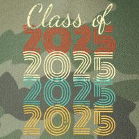 Class Of 2025 Senior 2025 Graduation Legacy Tie Dye Trucker Hat