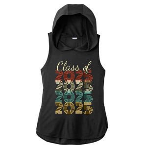 Class Of 2025 Senior 2025 Graduation Ladies PosiCharge Tri-Blend Wicking Draft Hoodie Tank