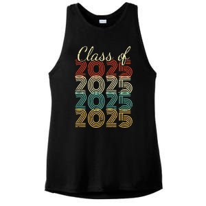 Class Of 2025 Senior 2025 Graduation Ladies PosiCharge Tri-Blend Wicking Tank