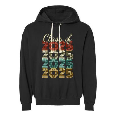 Class Of 2025 Senior 2025 Graduation Garment-Dyed Fleece Hoodie