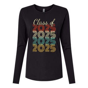 Class Of 2025 Senior 2025 Graduation Womens Cotton Relaxed Long Sleeve T-Shirt