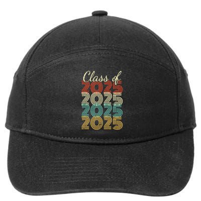 Class Of 2025 Senior 2025 Graduation 7-Panel Snapback Hat