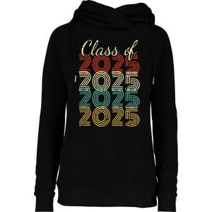 Class Of 2025 Senior 2025 Graduation Womens Funnel Neck Pullover Hood