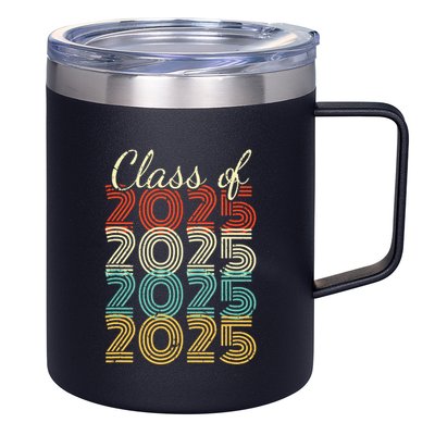 Class Of 2025 Senior 2025 Graduation 12oz Stainless Steel Coffee Mug