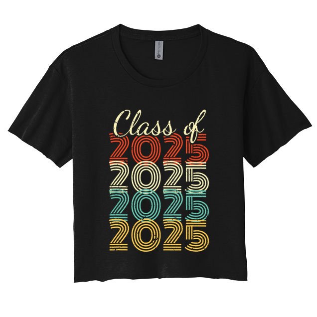 Class Of 2025 Senior 2025 Graduation Crop Top