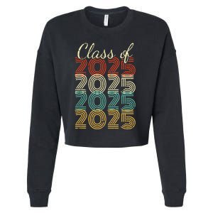 Class Of 2025 Senior 2025 Graduation Cropped Pullover Crew