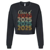 Class Of 2025 Senior 2025 Graduation Cropped Pullover Crew