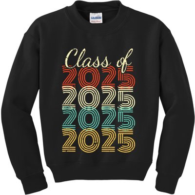 Class Of 2025 Senior 2025 Graduation Kids Sweatshirt