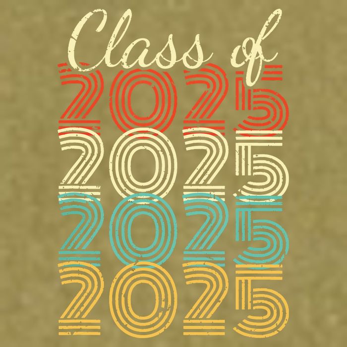 Class Of 2025 Senior 2025 Graduation Garment-Dyed Women's Muscle Tee