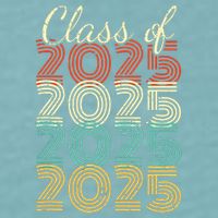 Class Of 2025 Senior 2025 Graduation Sueded Cloud Jersey T-Shirt