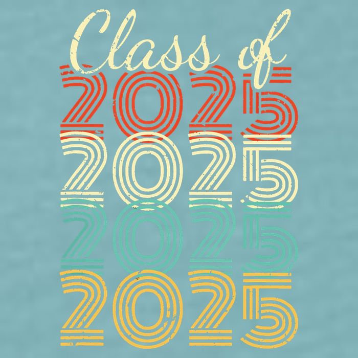 Class Of 2025 Senior 2025 Graduation Sueded Cloud Jersey T-Shirt