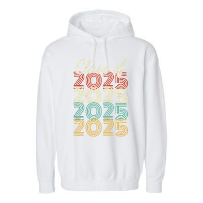 Class Of 2025 Senior 2025 Graduation Garment-Dyed Fleece Hoodie