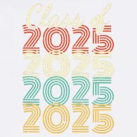Class Of 2025 Senior 2025 Graduation Garment-Dyed Sweatshirt