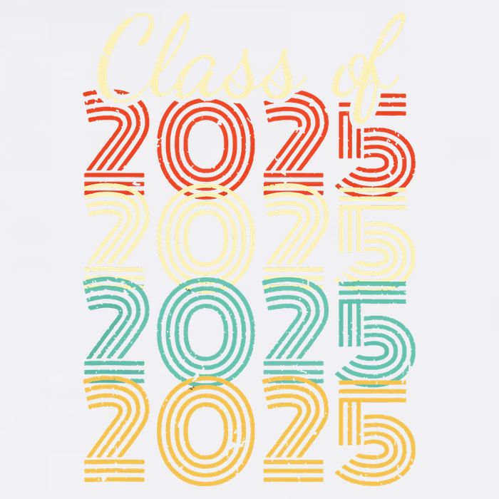 Class Of 2025 Senior 2025 Graduation Garment-Dyed Sweatshirt