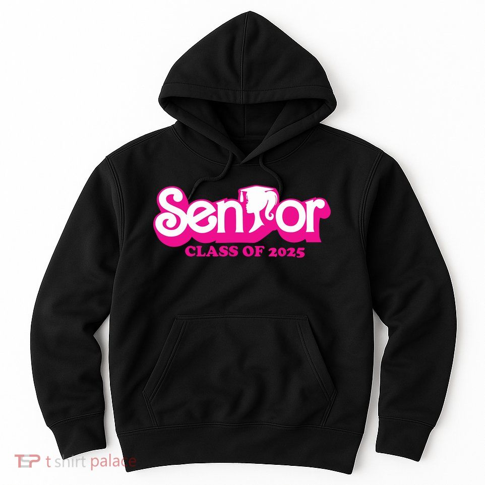 Class Of 2025 Senior Design Funny Seniors 2025 Girl Hoodie