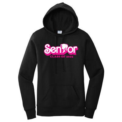 Class Of 2025 Senior Design Funny Seniors 2025 Girl Women's Pullover Hoodie