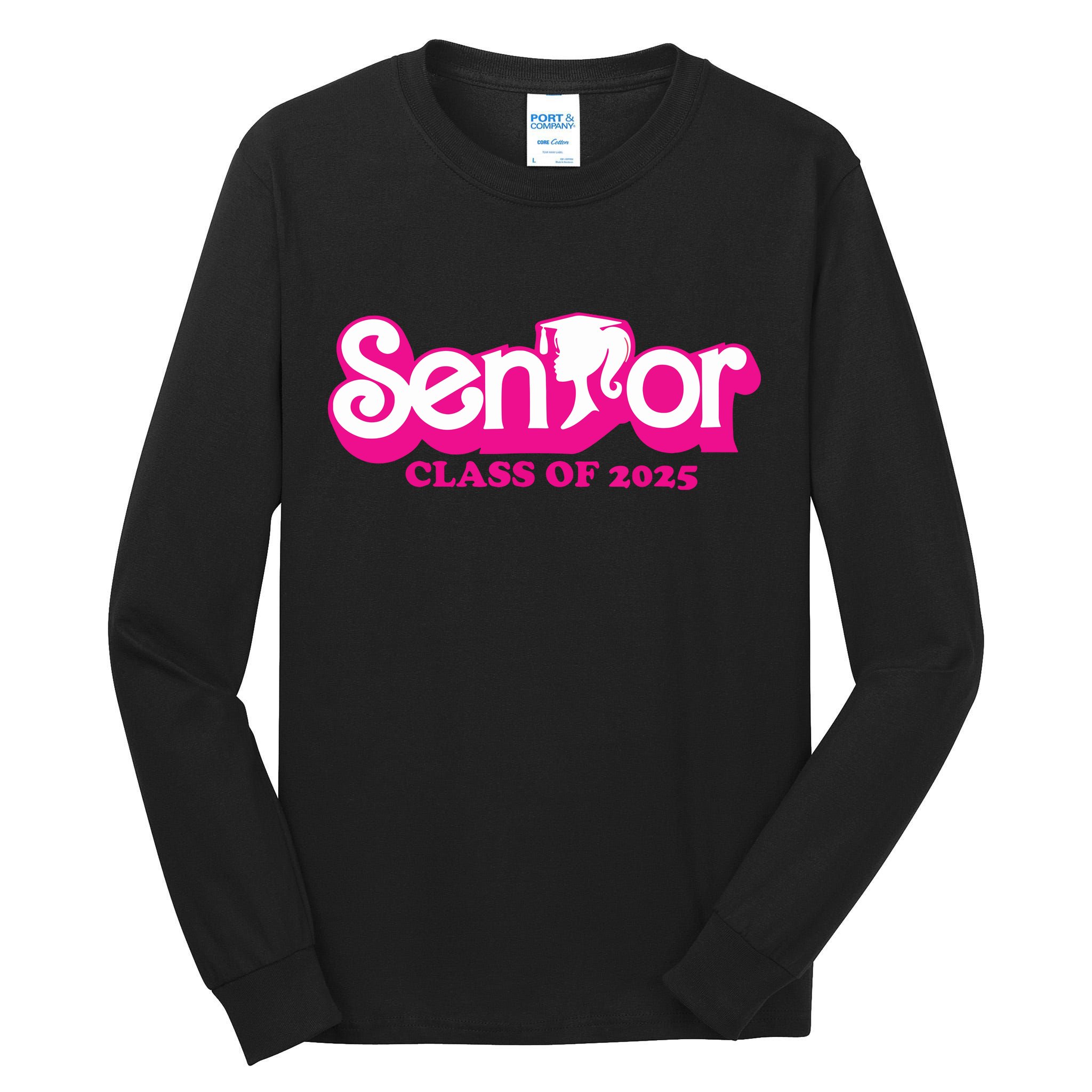 Class Of 2025 Senior Design Funny Seniors 2025 Girl Tall Long Sleeve T-Shirt