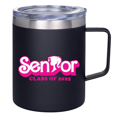 Class Of 2025 Senior Design Funny Seniors 2025 Girl 12oz Stainless Steel Coffee Mug