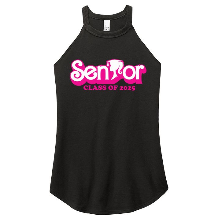 Class Of 2025 Senior Design Funny Seniors 2025 Girl Women's Perfect Tri Rocker Tank