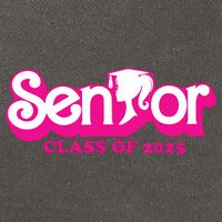 Class Of 2025 Senior Design Funny Seniors 2025 Girl Cotton Canvas Backpack