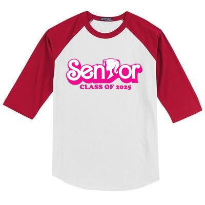 Class Of 2025 Senior Design Funny Seniors 2025 Girl Kids Colorblock Raglan Jersey