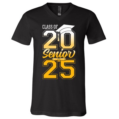 Class Of 2025 Senior Grad College Graduation Gift V-Neck T-Shirt