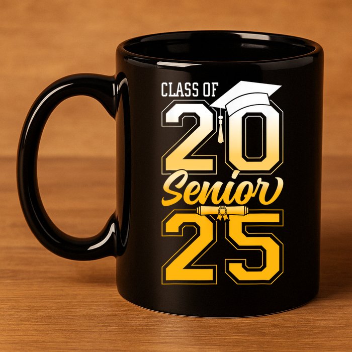 Class Of 2025 Senior Grad College Graduation Gift 11oz C Handle Ceramic Mug