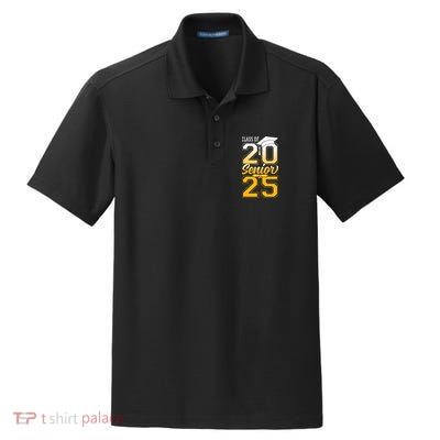 Class Of 2025 Senior Grad College Graduation Gift Dry Zone Grid Polo