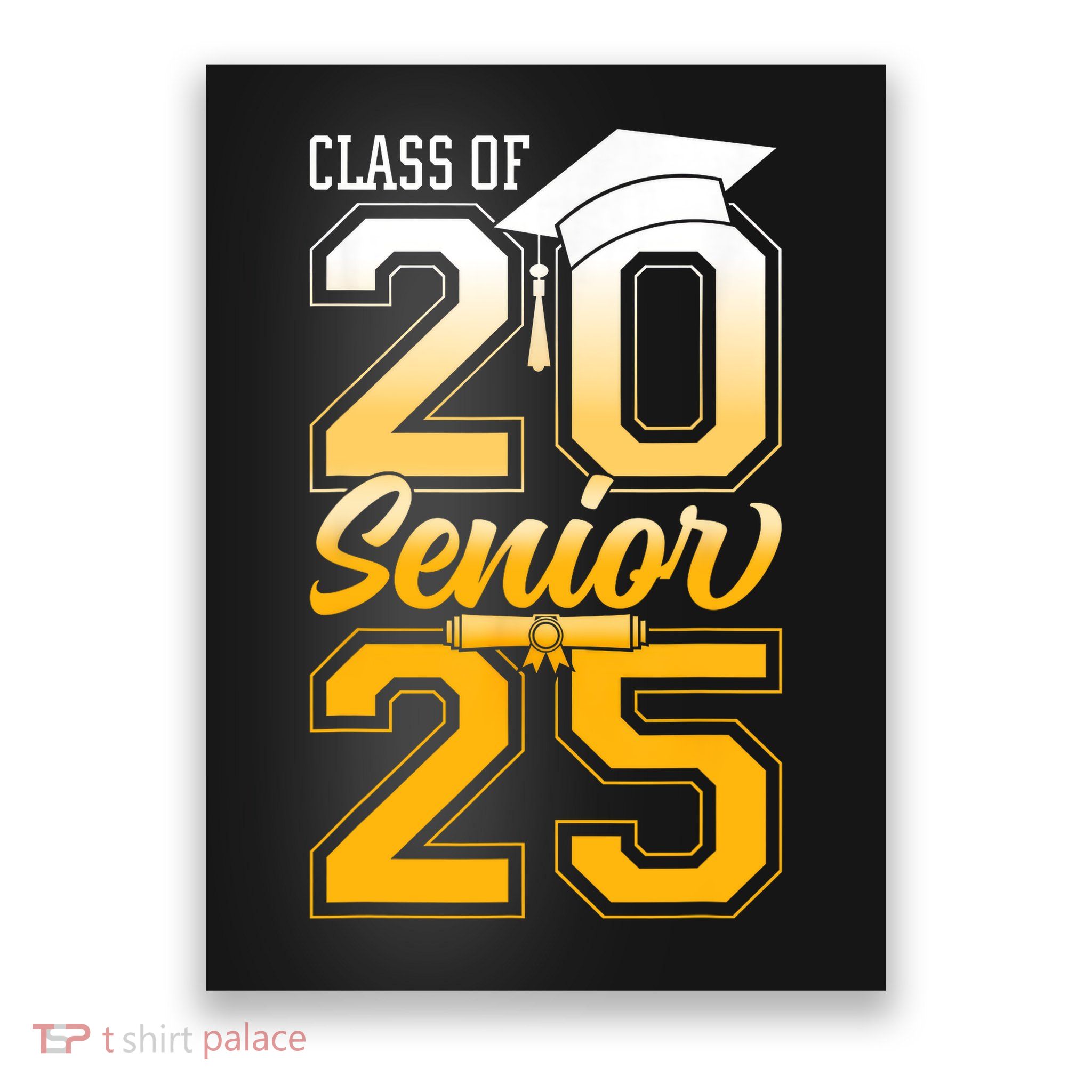 Class Of 2025 Senior Grad College Graduation Gift Poster