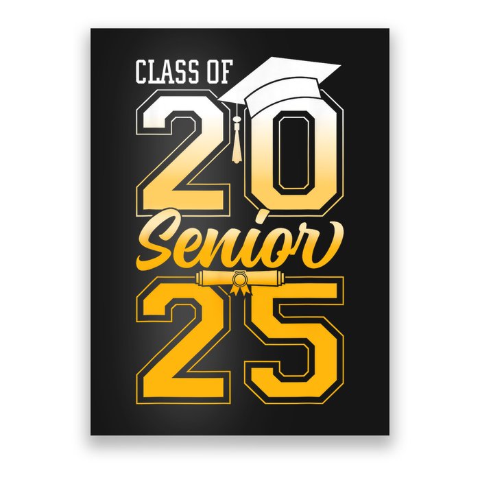 Class Of 2025 Senior Grad College Graduation Gift Poster