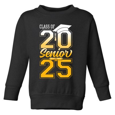Class Of 2025 Senior Grad College Graduation Gift Toddler Sweatshirt