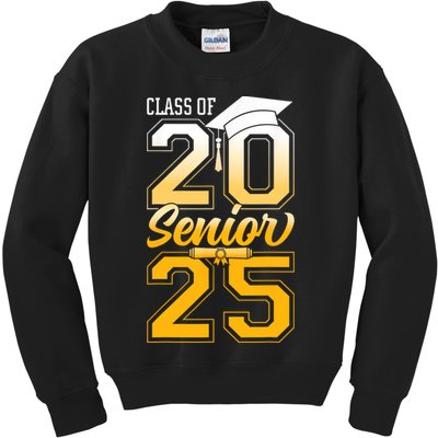 Class Of 2025 Senior Grad College Graduation Gift Kids Sweatshirt
