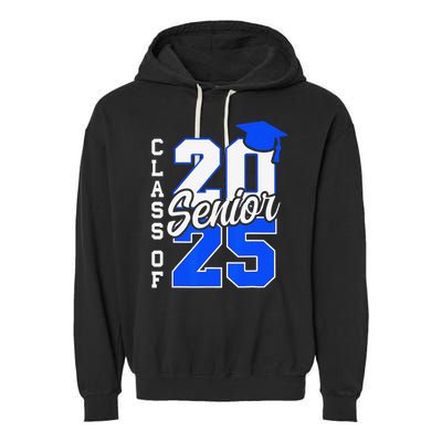 Class Of 2025 Senior 2025 Graduation 2025 Back To School Garment-Dyed Fleece Hoodie