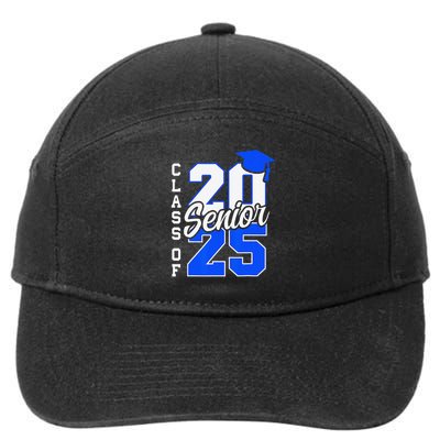 Class Of 2025 Senior 2025 Graduation 2025 Back To School 7-Panel Snapback Hat