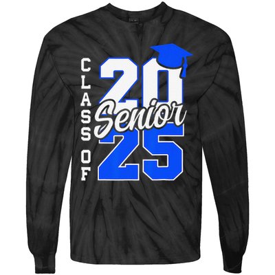 Class Of 2025 Senior 2025 Graduation 2025 Back To School Tie-Dye Long Sleeve Shirt