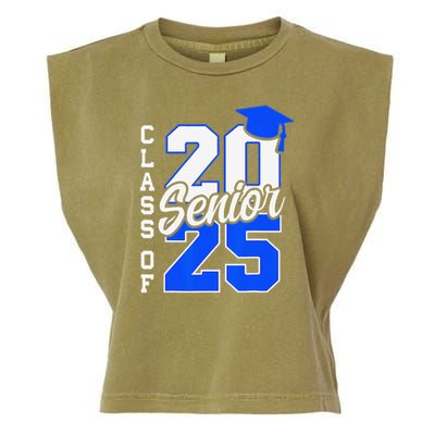 Class Of 2025 Senior 2025 Graduation 2025 Back To School Garment-Dyed Women's Muscle Tee