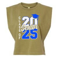 Class Of 2025 Senior 2025 Graduation 2025 Back To School Garment-Dyed Women's Muscle Tee