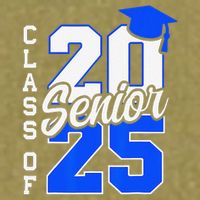 Class Of 2025 Senior 2025 Graduation 2025 Back To School Garment-Dyed Women's Muscle Tee