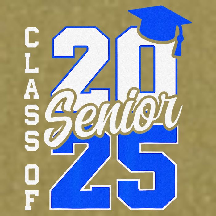 Class Of 2025 Senior 2025 Graduation 2025 Back To School Garment-Dyed Women's Muscle Tee