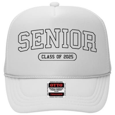 Class Of 2025 Senior Gift Women Funny Seniors 2025 High Crown Mesh Back Trucker Hat