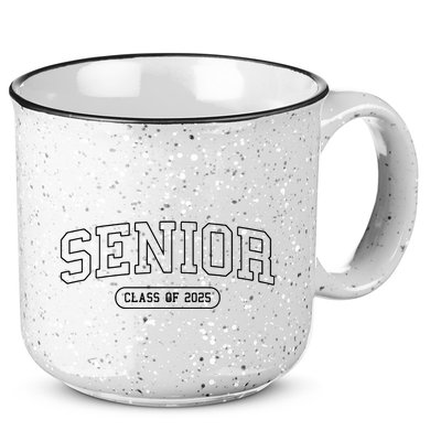 Class Of 2025 Senior Gift Women Funny Seniors 2025 15oz Campfire Ceramic Mug