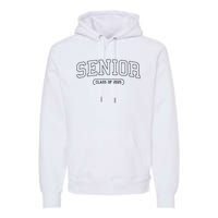 Class Of 2025 Senior Gift Women Funny Seniors 2025 Premium Hoodie