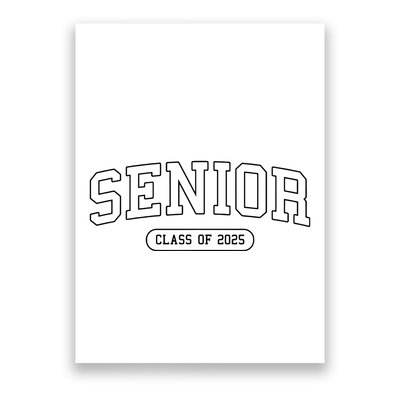 Class Of 2025 Senior Gift Women Funny Seniors 2025 Poster