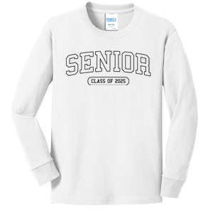 Class Of 2025 Senior Gift Women Funny Seniors 2025 Kids Long Sleeve Shirt