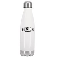 Class Of 2025 Senior Gift Women Funny Seniors 2025 Stainless Steel Insulated Water Bottle