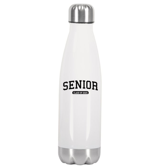 Class Of 2025 Senior Gift Women Funny Seniors 2025 Stainless Steel Insulated Water Bottle