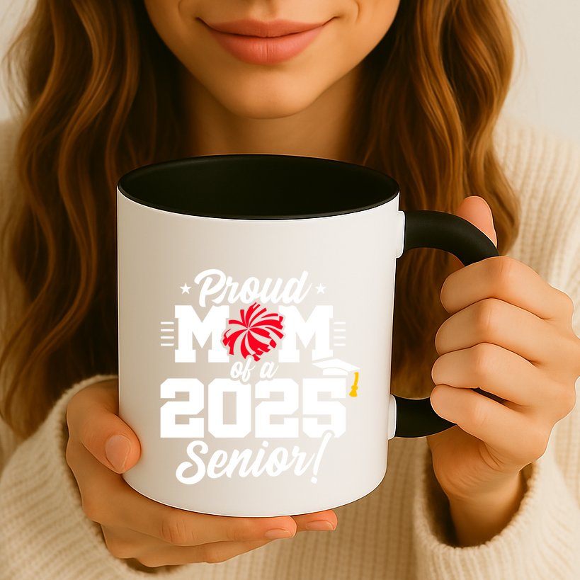 Class Of 2025 Senior Year Cheer Mom Senior 2025 Gift Mug